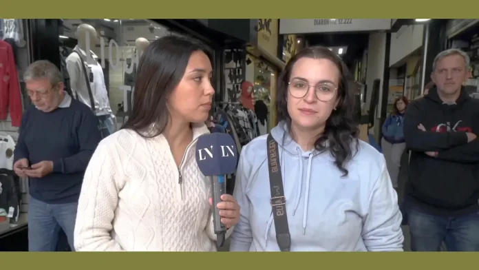 Ivana Arellano Hartl o Jess, es lo de menos, porque da la cara. Se queja de los robos y los puestos ambulantes en la vía y muchas cosas más. Es comerciante de Morón. Critica a la Asociación Comercial e Industrial Morón (ACIM) por no hacer algo al respecto..