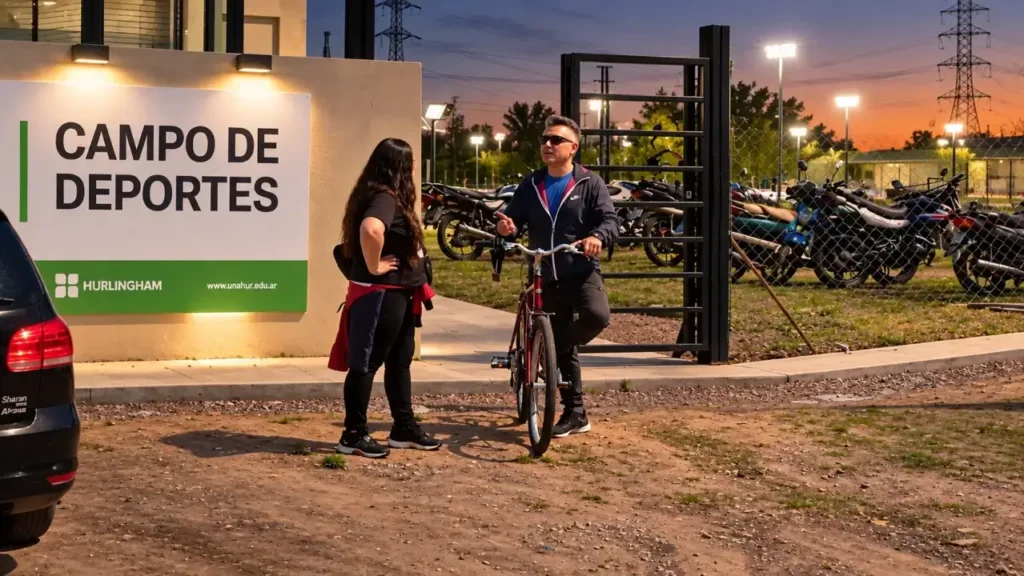 El nuevo Campo de Deportes también fue proyectado como un espacio de encuentro para la comunidad universitaria y los vecinos, con instalaciones iluminadas para extender las actividades durante la noche.