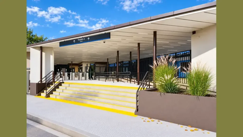 Otro render sobre cómo quedará el acceso a Plaza La Roche.