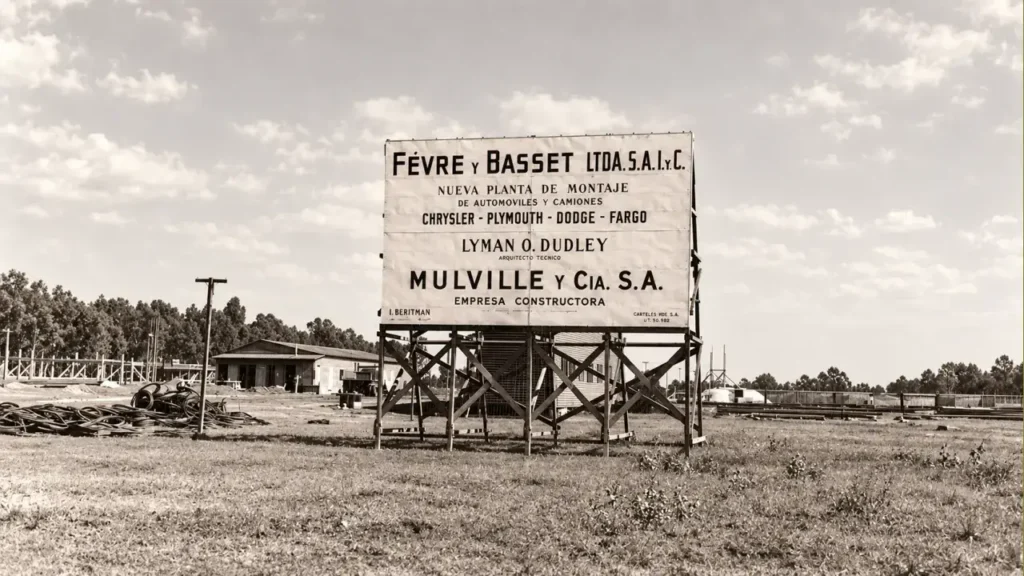 La foto original del lote de 38 hectáreas donde se instaló la automotriz.