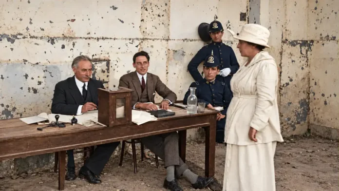 Julieta Lanteri se acerca a votar y lo logra. Por primera vez en Argentina una mujer vota en 1911. Fue la primera en votar en Argentina y toda latinoamérica.