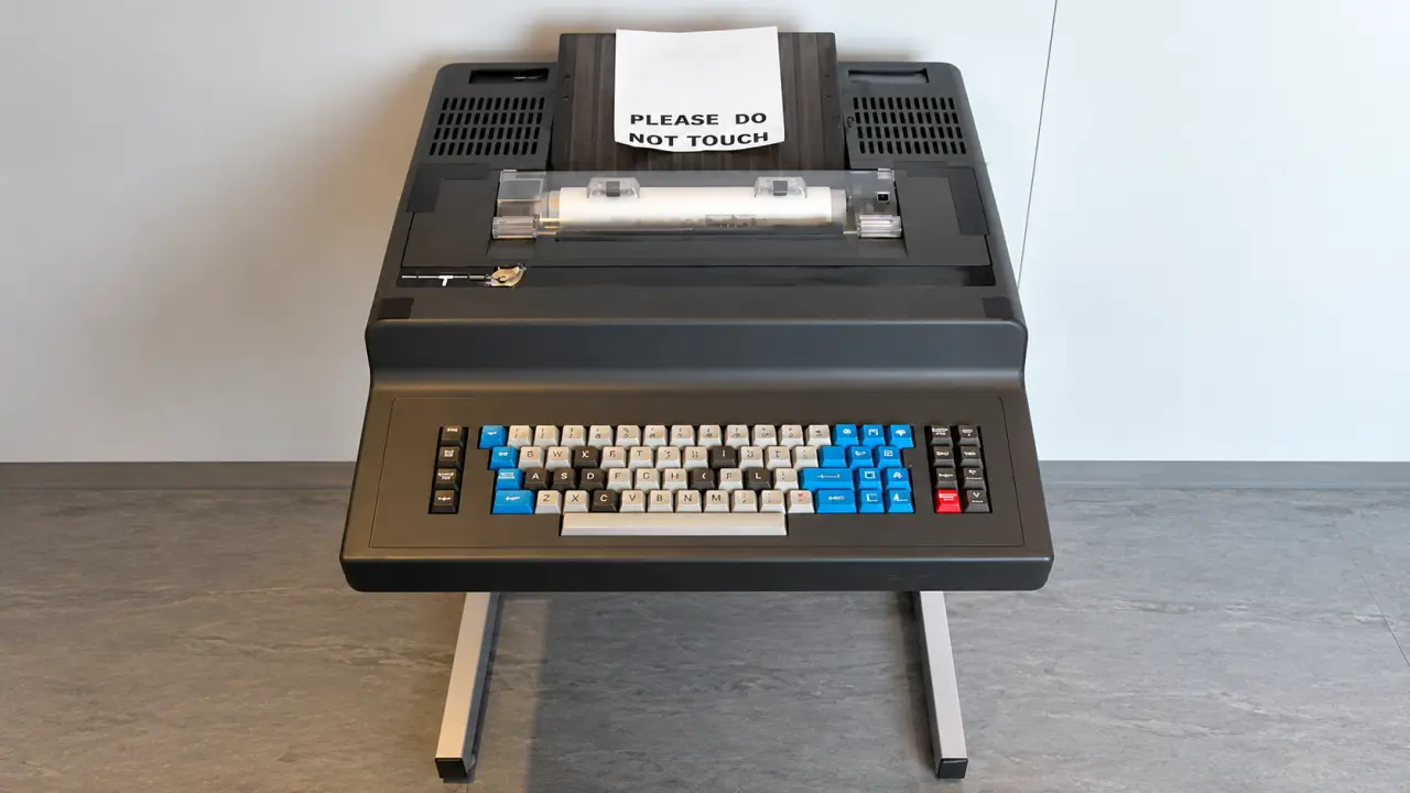 Así era un telex o teletipo que transmitia en clave información Yuyo Barragan para obtener pasajes de avión sin pagar.