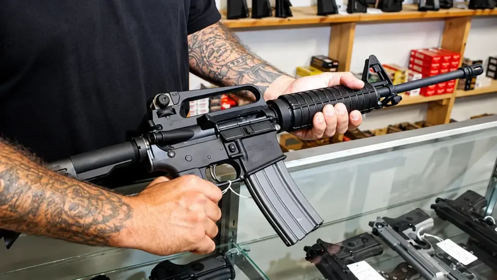 Fusil Semiautomático AR-15.