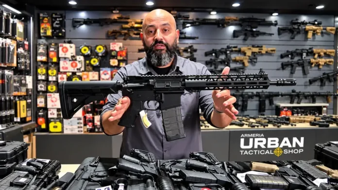 Ameria Urban Tactical Shop fue la primera armeria de Buenos Aires en mostrarlos al público.