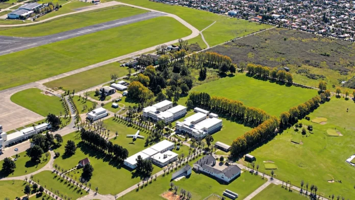 Vista Aérea de la Base Aérea de Morón en donde Martín Javier Leguiza, de 26 años, se quitó la vida.
